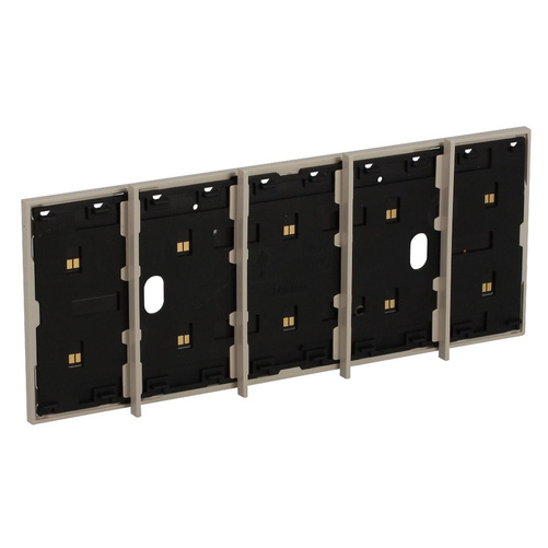 Living Now - My Home-Uchwyt do ramek stykowych-BEŻ-4M+1 Bticino KM8104P1