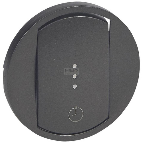 CELIANE - Plakietka Łącznika Czasowego - 1000 W/Łącznika Oświetlenia I WentylacjiZ Opóźnieniem Czasowym Grafitowa Legrand 067936