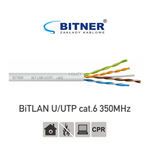 Kabel teleinformatyczny BiTLAN U/UTP cat.6 350MHz 4x2x0,54 TI0044 BITNER (305m)