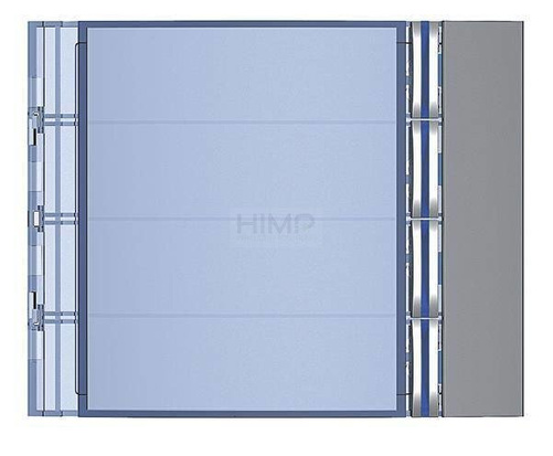 SFERA: Plakietka modułu z 4 przyciskami - 4 przyciski - Stalowoszara Legrand 352043