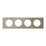 CELIANE - Ramka stal szlachetna poczwórna pozioma/pionowa Legrand 069104