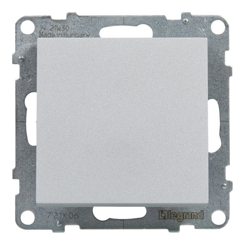 SUNO - Łącznik schodowy - 10 AX - 250 V~ - zaciski automatyczne, Aluminium - Legrand 721306