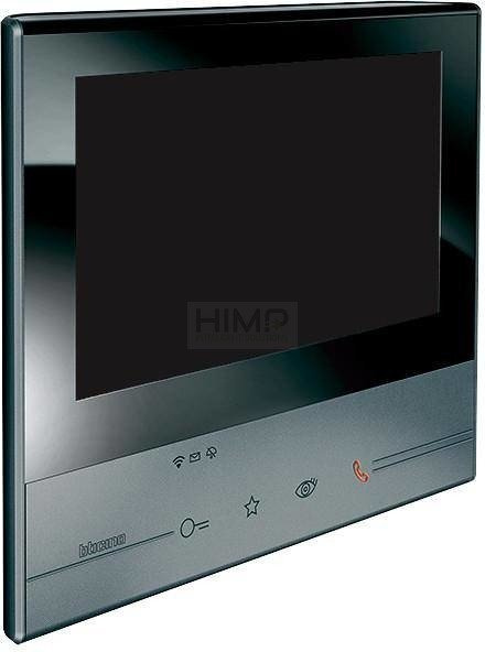 Zestaw wideodomofonowy czarny Classe 300X13 z WiFi klawiatura numeryczna + Panel SFERA New Bticino 365911B