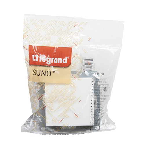 SUNO - Łącznik schodowy - 10 AX - 250 V~ - zaciski automatyczne, Biały - Legrand 721106