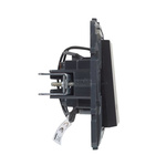 Niloe Step - Łącznik schodowy pojedynczy podświetlany 10 AX - Czarny Legrand 863516