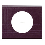 CELIANE - Ramka skóra fiolet pojedyncza Legrand 069441