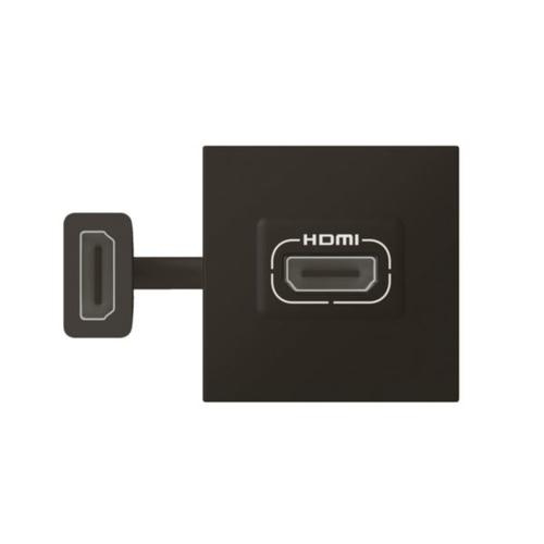 MOSAIC gniazdo HDMI preterminowane 2 moduły CZARNY Legrand 079479L