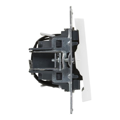 SUNO - Łącznik schodowy z podświetleniem - 10 AX - 250 V~ - zaciski automatyczne, Biały - Legrand 721116