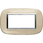 AXOLUTE - Ramka owalna 4 moduły LIQUID IVORY Bticino HB4804DA