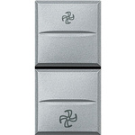 AXOLUTE - ŁĄCZNIK (1-0-2) DLA WENTYLATORÓW 1M AXIAL ALUMINIUM Bticino HC4027VMC