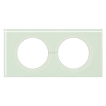 CELIANE - Ramka szkło kaolin podwójna pozioma/pionowa Legrand 069312