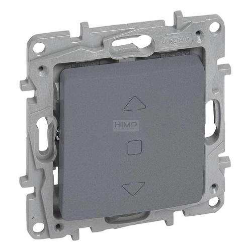 Niloe Selection - Łącznik do bezpośreniego sterowania roletami 10 AX - Stalowy Legrand 762311