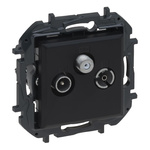 Niloe Step gniazdo telewizyjne RTV-SAT zakończeniowe 10dB - czarne Legrand 863579B