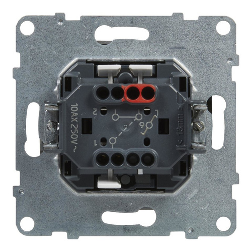 SUNO - Łącznik schodowy - 10 AX - 250 V~ - zaciski automatyczne, Aluminium - Legrand 721306