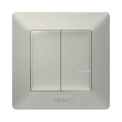 Valena Life with NETATMO - Łącznik bezprzewodowy świecznikowy - ALUMINIUM Legrand 752387