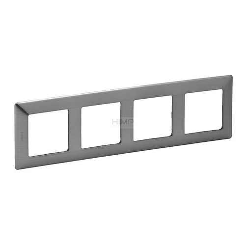 VALENA LIFE - RAMKA METAL STALOWY POCZWÓRNA Legrand 754154