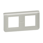 MOSAIC - Ramka 2 x 2 modułowa pozioma - Aluminium Legrand 079304L