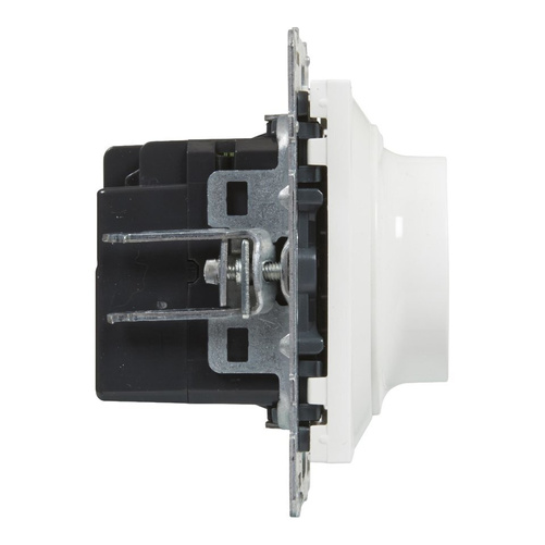 SUNO - Ściemniacz obrotowy - 240 V~ - 50 Hz - 5 - 75 W ( 10 lamp maks.) dla lamp LED z opcją ściemniania - bez zacisku neutralnego, Biały - Legrand 721179