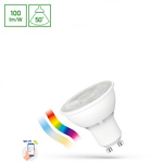Żarówka LED ściemnialna GU10 5W 230V RGBW+CCT+DIM Wi-Fi/BT Spectrum SMART WOJ+14415