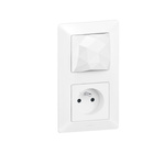 Valena life with Netatmo Legrand 752195 - zestaw startowy podstawowy (gniazdo control, łącznik bezprzewodowy wyjście/powrót) BIAŁY