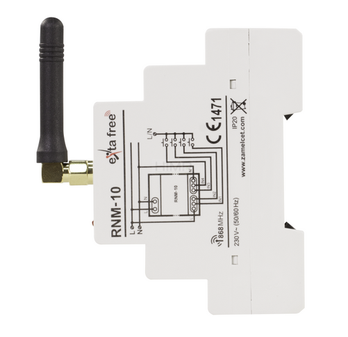 RADIOWY NADAJNIK MODUŁOWY 4-KANAŁOWY TYP: RNM-10