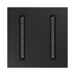 ALGINE DOPPIO PANEL 40W NW 230V 80ST IP20 600X600X35 CZARNY 5 LAT