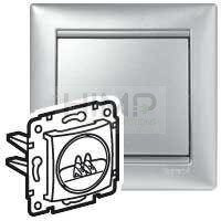 VALENA Gniazdo głośnikowe pojedyczne ALUMINIUM Legrand 770223