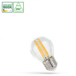 ŻARÓWKA LED KULKA E-27 230V 4W COG 1800K CLEAR SPECTRUM