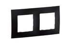 NOWE NILOE - RAMKA PODWÓJNA CZARNA (BLACK) - Legrand NP112BK
