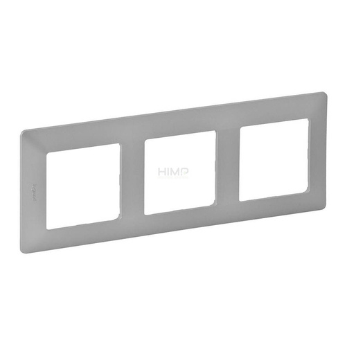 VALENA LIFE - RAMKA METAL ALUMINIUM POTRÓJNA Legrand 754133