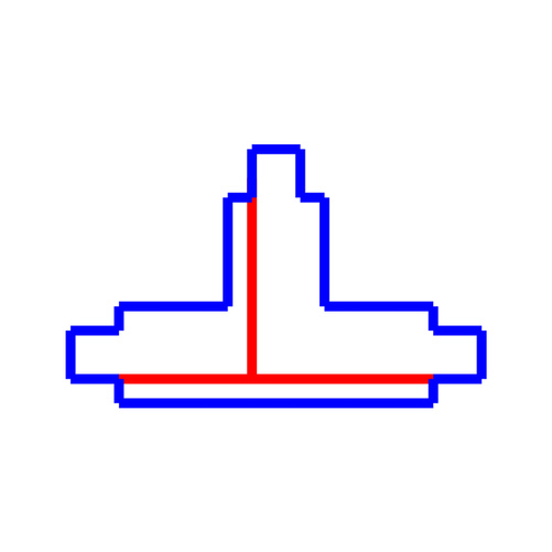 SPS 2 ŁĄCZNIK T2 PRAWY BIAŁY SPECTRUM T-R2