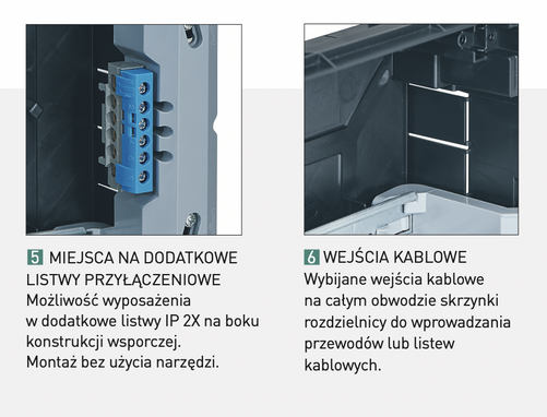 Rozdzielnica wnękowa Practibox S 4X18 z drzwiami przezroczystymi, do ścian pustych Legrand 137419