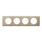 CELIANE - Ramka nikiel aksamitny poczwórna pozioma/pionowa Legrand 069114