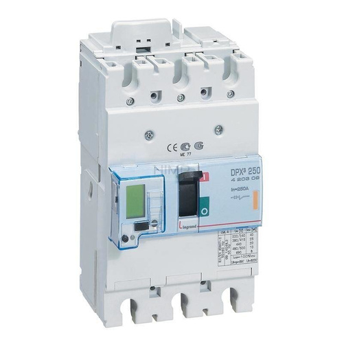 Wyłącznik DPX³ 250 EL 3P 250A 25kA Legrand 420309