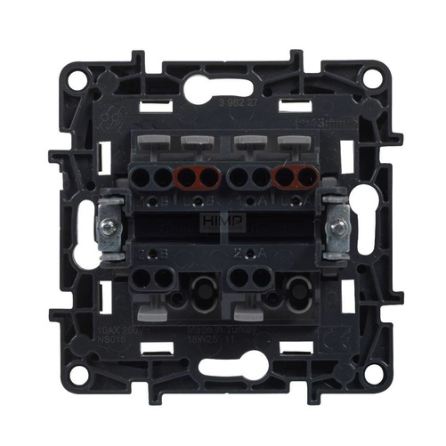 Niloe Step - Łącznik schodowy podwójny 10 AX - Aluminium Legrand 863308