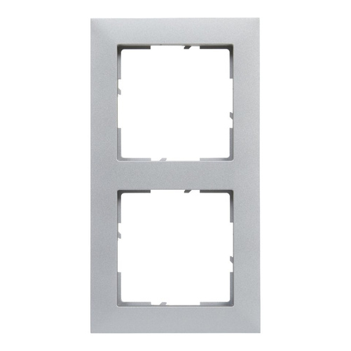 SUNO - Ramka - 2x, Aluminium - Legrand 721512