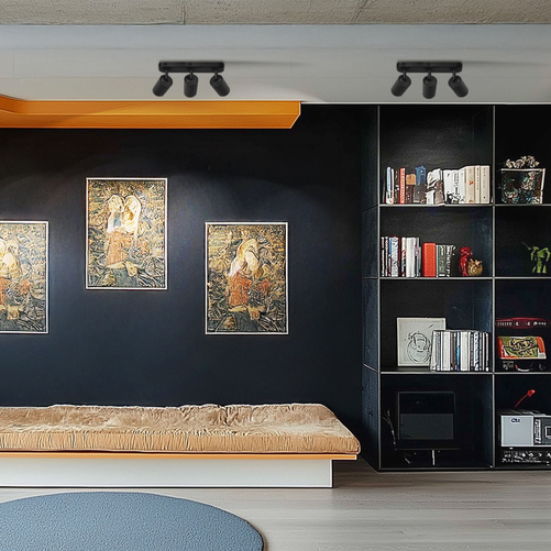 MADARA ALTRO BAZA 3xGU10 230V IP20 350X70X135MM CZARNY