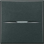 AXOLUTE - Łącznik jednobiegunowy 10AX (zaciski automatyczne) 2 moduły AXIAL antracyt Bticino HS4001M2AN