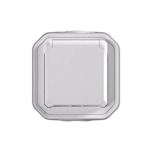 Nowe Plexo - Gniazdo Schuko 2P+Z zaciski śrubowe, komplet natynkowy 16A-250V~ - białe - Legrand 069771L