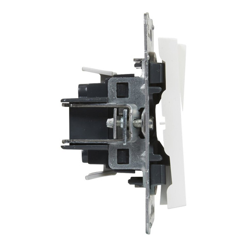 SUNO - Łącznik schodowy podwójny - 10 AX - 250 V~ - zaciski automatyczne, Biały - Legrand 721108