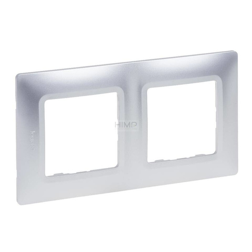 Niloe Selection  - Ramka Podwójna - Aluminium Legrand 762012