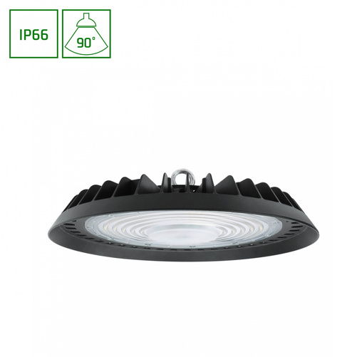 Oprawa Hermetyczna PLATEO SUN HIGH BAY 190W Barwa Neutralna 230V 90st IP66 IK09 353x114mm Czarna SpectrumLED SLI044021NW