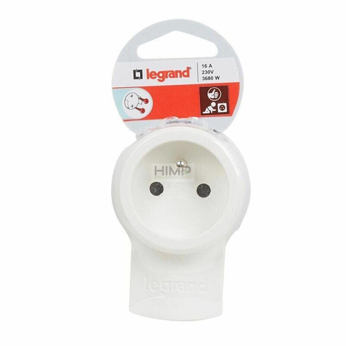 Przedłużacz (gniazdo przenośne) 1x2P+Z - bez przewodu Legrand 50109