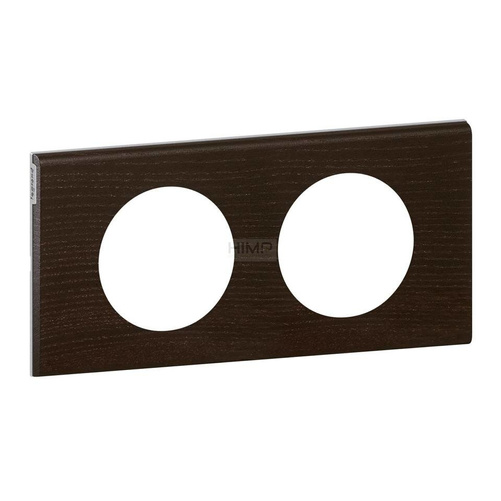 CELIANE - Ramka drewno wenge podwójna pozioma/pionowa Legrand 069202