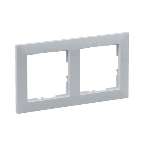 SUNO - Ramka - 2x, Aluminium - Legrand 721512