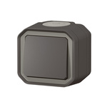 Nowe Plexo - Łącznik schodowy, komplet natynkowy 10AX-250V~ - antracyt - Legrand 069761L