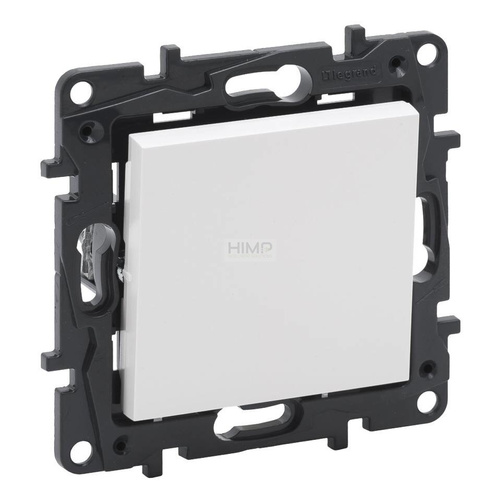 Niloe Step - Przycisk pojedynczy 6 A - Aluminium Legrand 863309