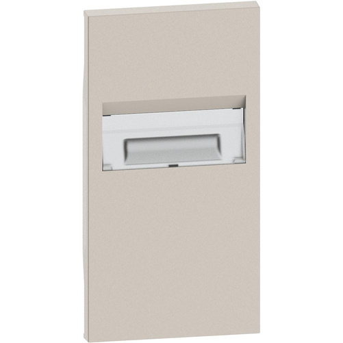 Living Now - Plakietka lampki przeszkodowej-BEŻ-2M Bticino KM71