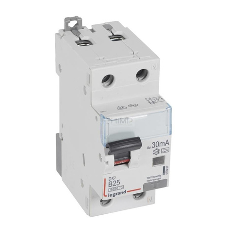 WYŁĄCZNIK RÓŻNICOWONADPRĄDOWY P 312 2P B 25A 30MA TYP A SERII DX³ Legrand 410967