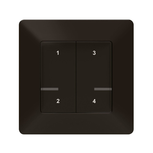 Netatmo - Valena Life - łącznik bezprzewodowy 4 scenariusze Czarny Legrand 756368